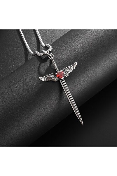 FG KONNİCHİWA %100 ÇELİK KOLYE GOTİK İSKANDİAV HAÇ VİKİNG TARZI GOTHIC KOLYE ...