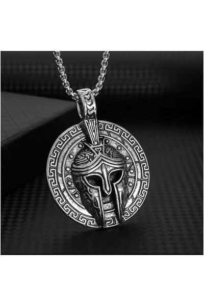 FG KONNİCHİWA 100% Steel Necklace Gothic Scandinavian Cross Viking Style Gothic Necklace Stainless Colorfast