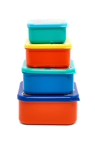 R&B صندوق وجبات خفيفة للأولاد مكون من 4 قطع