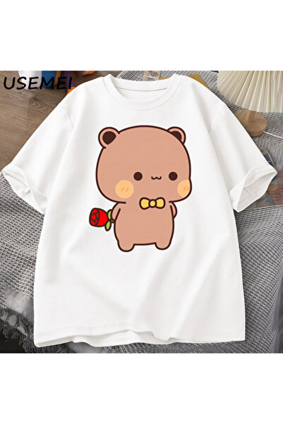 Tarzsokak Ursul DuDu uimitorul Panda BuBu cu un tricou cu flori amuzant drăgu...