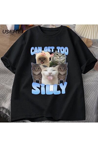 Tarzsokak Veoma Smešno Smešno mačka Meme T-shirt Muškarci Žene Pamuk Glupi Ah...