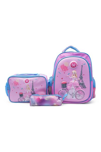 Shihon Girls School Backpack Set 3 Pieces 14 Inch