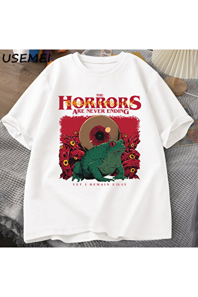 Tarzsokak Tricou cu broasca „Fearings Never End” Tricou cu broasca prostă de ...