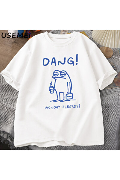Tarzsokak تي شيرت Dang يوم الإثنين بالفعل للرجال مضحك Cottagecore رجل أحب الض...