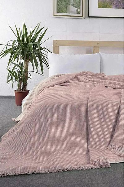 Çeyiz Diyarı Lora Double Single Pique 200X230 cm Powder