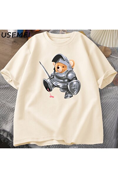 Tarzsokak Αστείο γραφικό μπλουζάκι με αρκουδάκι Ανδρικό βαμβακερό κοντομάνικο...