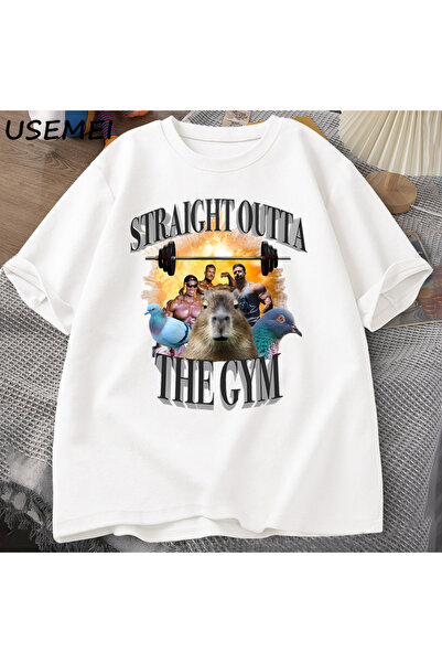 Tarzsokak Tricou sport simplu pentru bărbați în afara de tricou Capybara Tric...