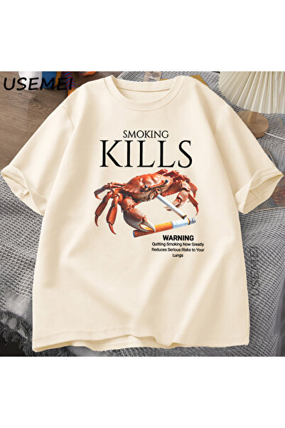 Tarzsokak Το τσιγάρο σκοτώνει τα θηλυκά μερίδια T-Shirt Unhinged Weirdcore T-...