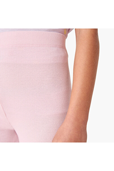 Juniors Ribbed Leggings with Elasticated Waistband