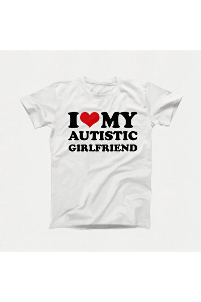 Tarzsokak I Love My Autistic Girlfriend Boyfriend Tricou pentru cupluri asort...