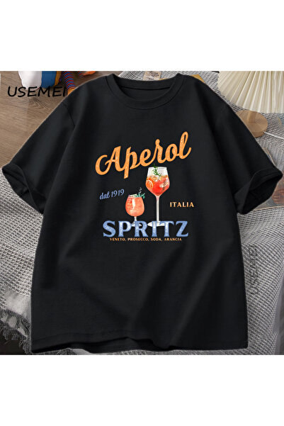 Tarzsokak Tricou Aperol Spritz Tricou cu grafică Aperol în stil italian Trico...