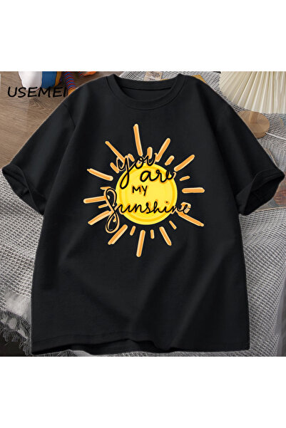 Tarzsokak You Are My Sunshine T-shirt Βαμβακερό ανδρικό κοντομάνικο μπλουζάκι...