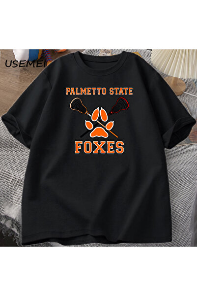 Tarzsokak Palmetto State Foxes Game TEE pentru bărbați, confortabil, cu mânec...