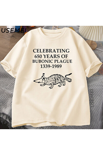 Tarzsokak 650 години от бубонната чума Празнуване Забавна тениска за мъже и ж...