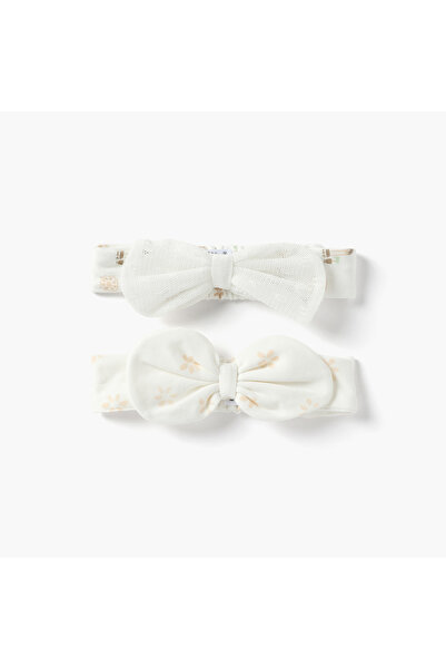 Juniors عصابة رأس مزينة بفيونكة - مجموعة من قطعتين