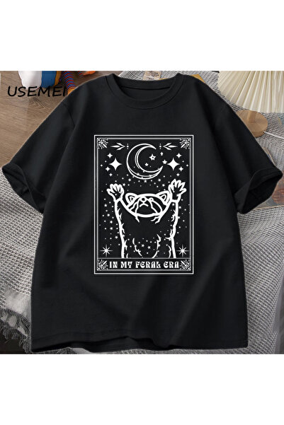 Tarzsokak Моята дива епоха ракун тениска мистична тениска с принт на таро кар...