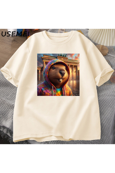 Tarzsokak Бобър Курва Гладиатор Тениска за мъже и жени Римска победа Графична...