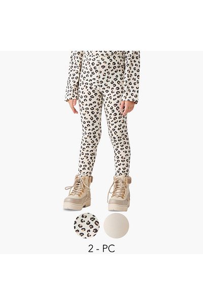 Juniors Assorted Leggings - Set of 2