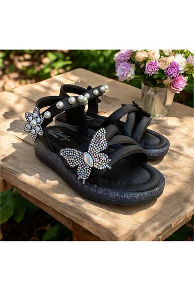 Hızlı Al Girl's Sandals. Girl's Sandals with Pulls Suitable for Daily Use. Pull Model