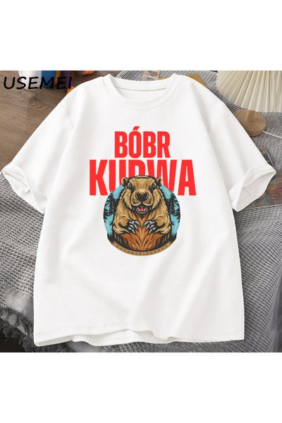 Tarzsokak Tricou bărbați Bober Bóbr Beaver Boberek Tricou din bumbac cu desen...