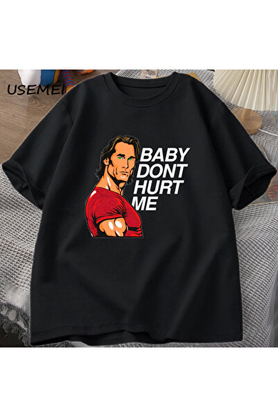 Tarzsokak Скъпа, не ме наранявай Графична тениска с гърди мъжка дреха памук п...