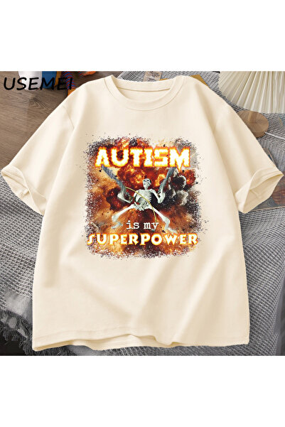 Tarzsokak Super Power Funny Skeleton Meme T-shirt Παράξενο Ειδικό Επιθετικό Μ...