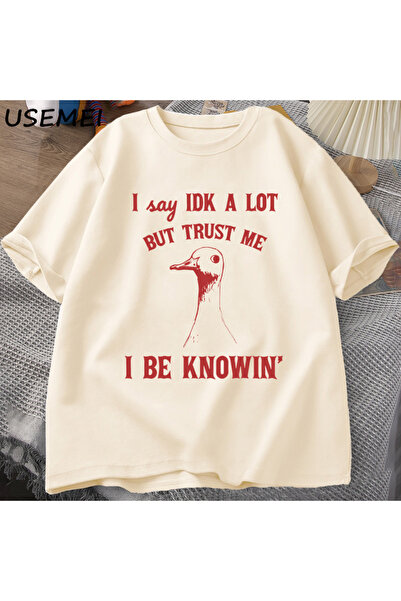 Tarzsokak Nisam baš siguran, ali veruj mi, majica za muškarce Pamuk "pinning ...