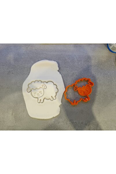 Filkorium3D Cute Sheep Cookie Mold Sugar Dough Mold 8.5 cm