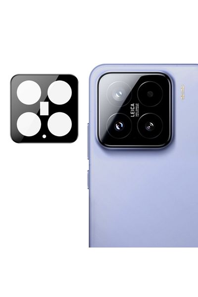 Techsuit Camera Film for Xiaomi 15 - Full Camera Glass - Black