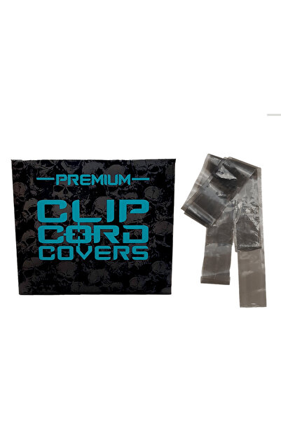 Panormos Tattoo أكمام سلك مشبك رمادية شفافة مقاس 50*1500 ملم (حقيبة كابل ممتازة)