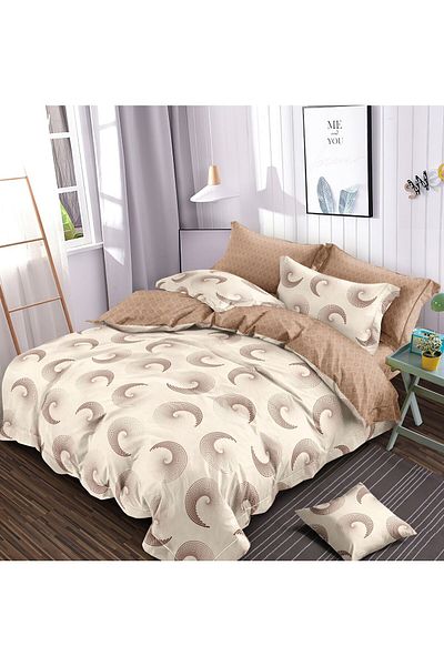 Kotonia Home Thick and Fine Bed Linen, 6 Pieces, Xxl - Geometric Pattern, Yoyo, 10