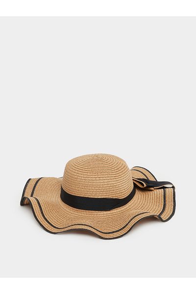 Styli Bow Detail Straw Hat