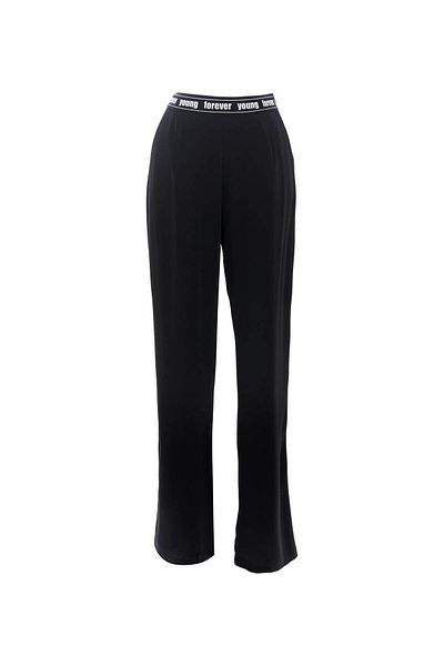 Quzu Black Women's Pants 71241
