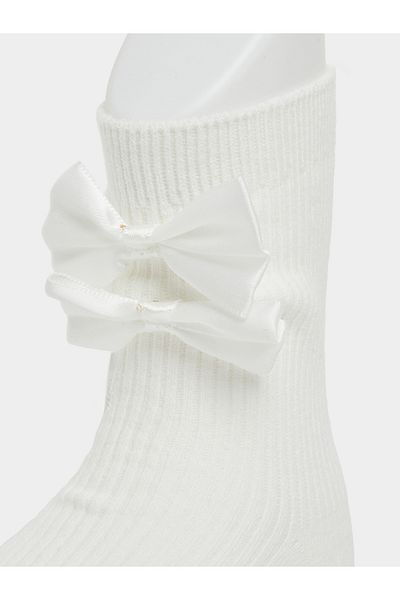 Styli Bow Detail Crew Socks