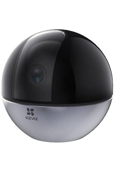 EZVIZ E6 3K Smart Indoor Surveillance Camera, 3K Resolution, 360 Degree View, Black