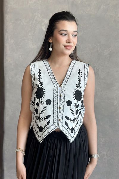 Poliyance İlay Signora White Vest