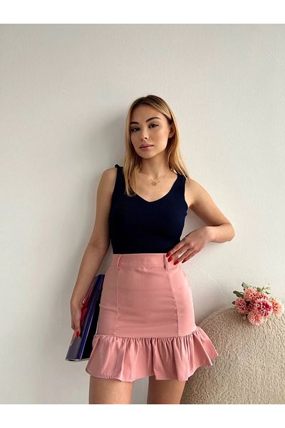 By Mop Six Ruffle Skirt Powder S24817