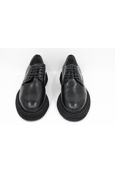 LUCIANO BELLINI C22801 Men's Classic Shoes - Sapphire Black