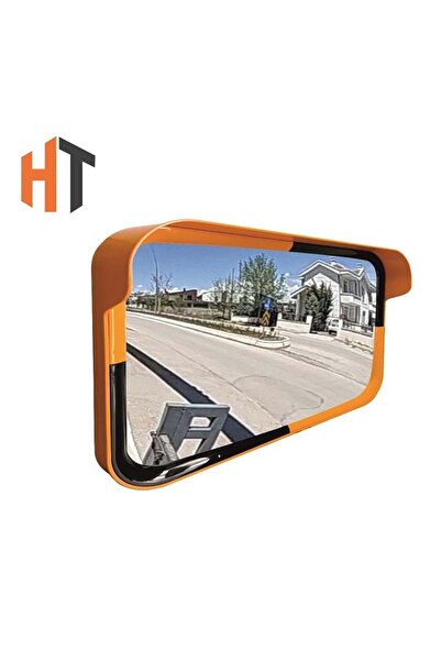 Hayat Trafik Trafik Güvenlik Aynası 40 x 60 cm Sarı-Siyah, Tümsek Ayna, Otopa...