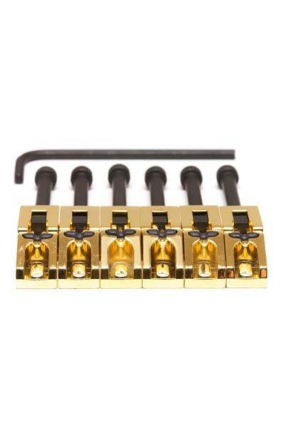 GRAPHTECH SS Floyd Rose Ssddles Gold 6 String