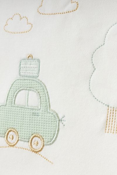 Bebitof My Baby Kumsal 100% Cotton 10 Piece Hospital Release New Suitcase Car Patterned 10109