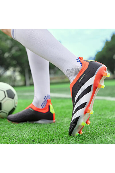 EBT Unisex Laceless Football Shoes Cleats