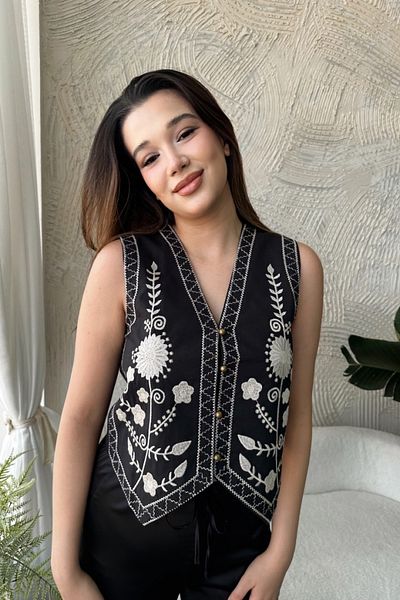 Poliyance İlay Signora Black Vest