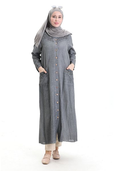 sefamerve Şile Bezi Authentic Ferace 4555-05 Ice Blue