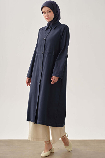 Tuğba Sırt Detaylı Giy-Çık - Lacivert