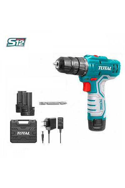 TOTAL 12V Cordless Drill - Total TDLI12325-8