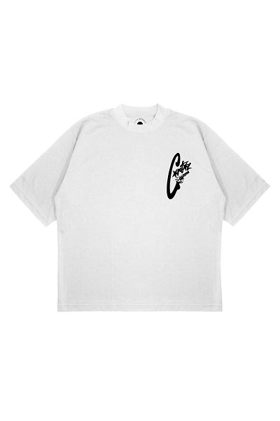 TRAGEDY Unisex Oversize Corteiz Gun Printed T-Shirt