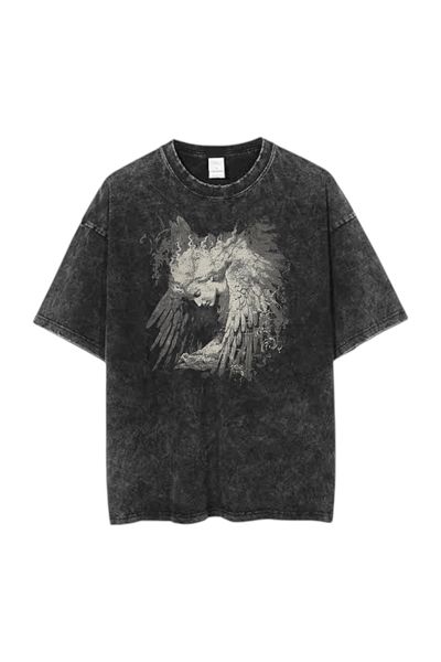 DEEFWEAR Printed Washable Vintage Unisex T-Shirt