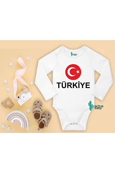 CACTUS COLLECTION Turkey Printed Baby Bodysuit