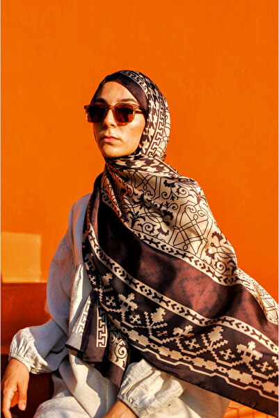 MSCARFS Trace Pattern Janjan Silk Shawl